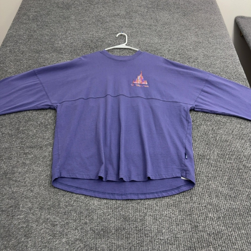 Walt Disney World Spirit Jersey Shirt Unisex L Purple Cotton 50th Anniversary